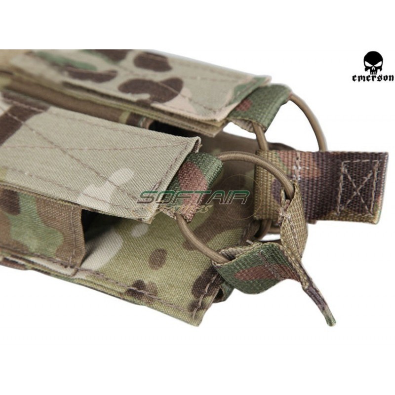 Double Fast Mag Pouch Mp7/thompson/mp40 Multicam Emerson (cod.em6360mc) Double Fast Mag Pouch Mp7/thompson/mp40 Multicam Emerson (cod.em6360mc)