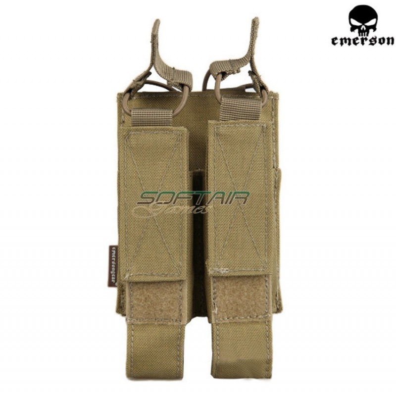 Double Fast Mag Pouch Mp7/thompson/mp40 Khaki Emerson (cod.em6360kh) Double Fast Mag Pouch Mp7/thompson/mp40 Khaki Emerson (cod.em6360kh)