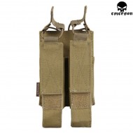 Double Fast Mag Pouch Mp7/thompson/mp40 Khaki Emerson (cod.em6360kh) Double Fast Mag Pouch Mp7/thompson/mp40 Khaki Emerson (cod.em6360kh)