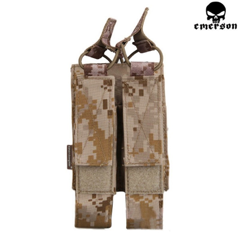 Double Fast Mag Pouch Mp7/thompson/mp40 Aor1 Emerson (cod.em6360aor1)