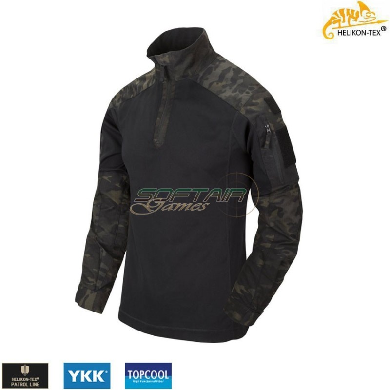 MCDU Combat Shirt MULTICAM BLACK® nyco ripstop Helikon-tex® (ht-bl-mcd-nr-0c01a)