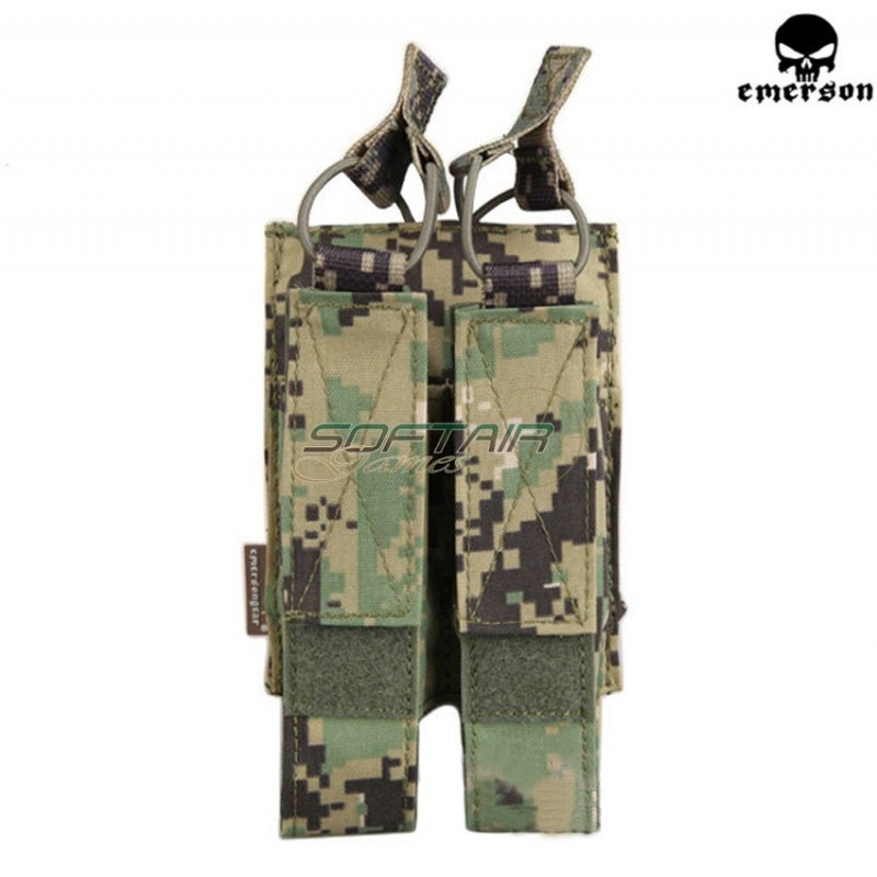 Double Fast Mag Pouch Mp7/thompson/mp40 Aor2 Emerson (cod.em6360aor2)