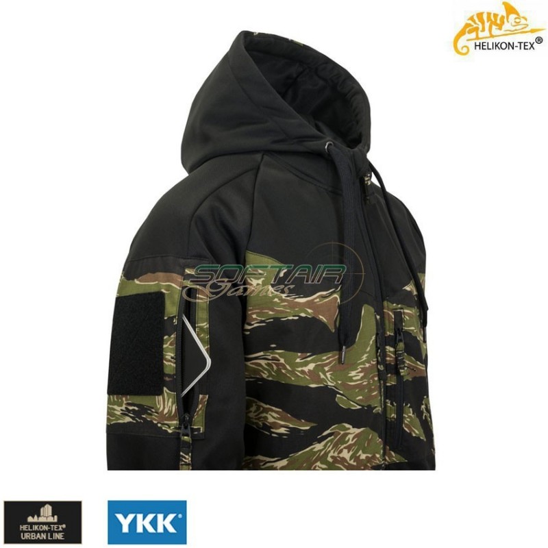 ROGUE Hoodie FullZip Black/Desert Night Camo Helikon-tex® (ht-bl-rhf-po-010la)
