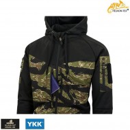 ROGUE Hoodie FullZip Black/Desert Night Camo Helikon-tex® (ht-bl-rhf-po-010la)