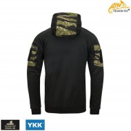 ROGUE Hoodie FullZip Black/US Woodland Helikon-tex® (ht-bl-rhf-po-0103a)