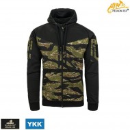 ROGUE Hoodie FullZip Black/US Woodland Helikon-tex® (ht-bl-rhf-po-0103a)