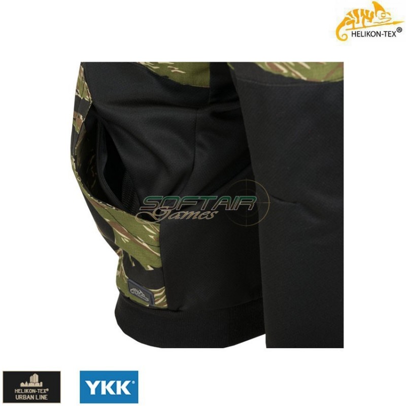 ROGUE Hoodie FullZip Black/US Woodland Helikon-tex® (ht-bl-rhf-po-0103a)