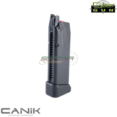 Caricatore a gas 22bb NERO per CANIK TP9 cybergun (CG-CAMG01)