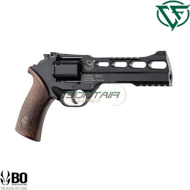 Revolver a co2 60ds 6" full metal NERO RHINO BO Chiappa Firearms (cf-444.118)