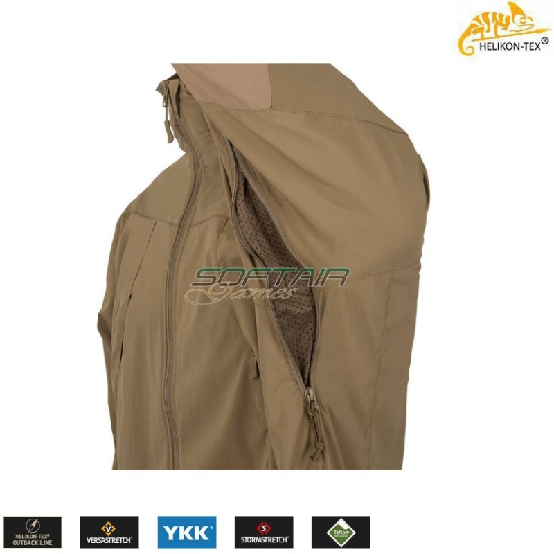 BLIZZARD Jacket® StormStretch® COYOTE Helikon-tex® (ht-ku-blz-nl-12)