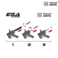 Electric Rifle Assault Replica M4 Sa-c11 Carbine Silenced Two Tone Core™ Specna Arms® (spe-01-019961)