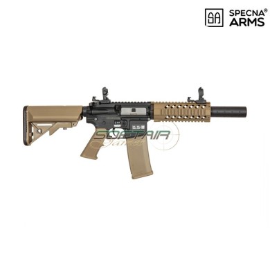 Fucile Elettrico Assault Replica M4 Carbine Silenced Two Tone Core™ Specna Arms® (spe-01-019961)