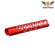 Handguard Aeg Skeletonized Gt Usa Style LC 12" Red Amo-tech® (amt-r135-rd)