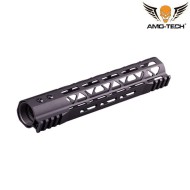Handguard Aeg Skeletonized Gt Usa Style LC 10" Black Amo-tech® (amt-r134-bk)