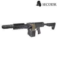 Electric machine gun LMG AQUILA VII BLACK secutor (sr-saa0001b)