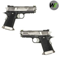 Gas Pistol BRONTOSAURUS Hi-capa 3.8 E Force Gen2 Silver blowback We (we-wh8wet-2)