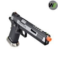 copy of Gas pistol i.rex hi-capa 6" silver + silver barrel We (we-wh18-we-wh18-2tsv)