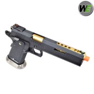Gas pistol i.rex hi-capa 6" black + gold barrel We (we-wh18-bkgd)