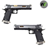 Gas pistol i.rex hi-capa 6" silver + silver barrel We (we-wh18a2-2tsv)