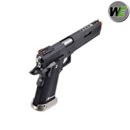 Gas pistol i.rex hi-capa 6" black + silver barrel We (we-wh18a2-bksv)