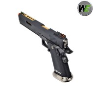 Gas pistol i.rex hi-capa 6" black + gold barrel We (we-wh18a2-bkgd)