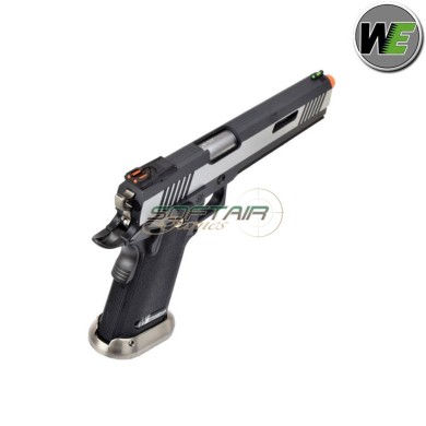 Pistola a gas i.rex hi-capa 6" silver + silver barrel we (we-wh18b2-2tsv)