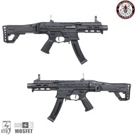 Electric rifle SMG MXC9 enhanced version BLACK g&g (gg-mxc9)