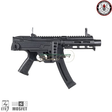 Electric rifle SMG MXC9 enhanced version BLACK g&g (gg-mxc9)