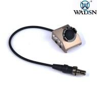 Tactical UT button 20mm rail 2.5mm plug remote switch NERO wadsn (wd07011-bk-lo)