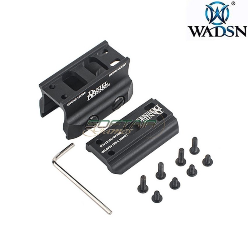 Micro mount BLACK DD wadsn (ws02005-bk-lo)