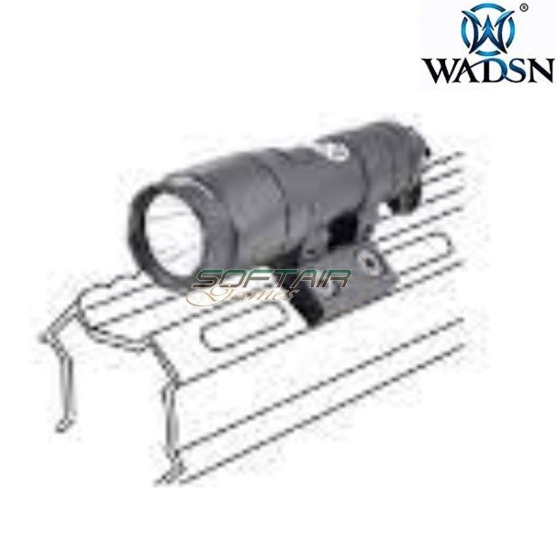 DD scout light mount LC & KEY BLACK wadsn (wd02031-bk-lo)
