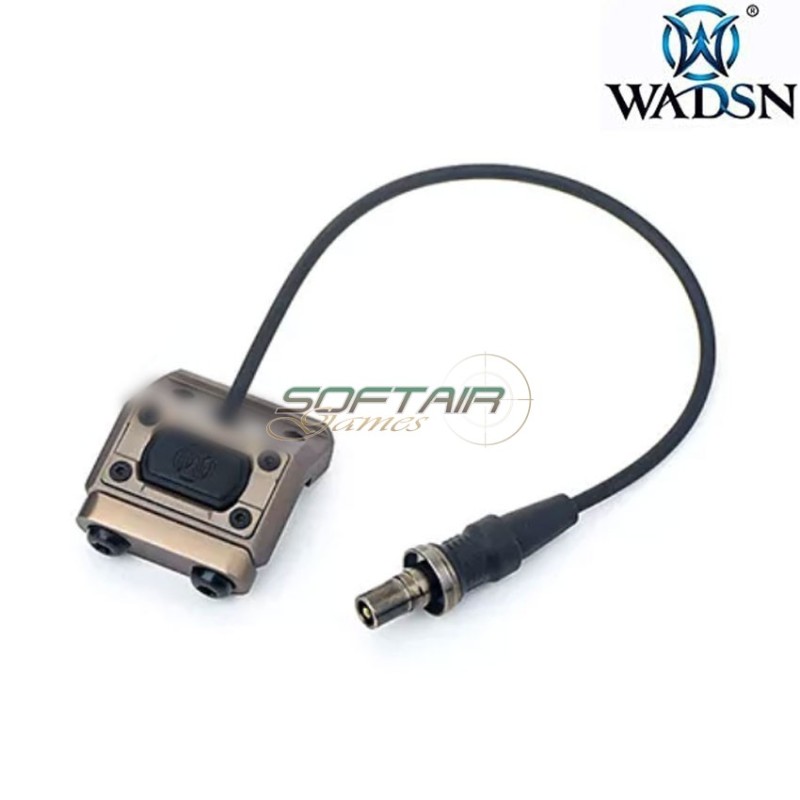 ML UT button 20mm rail SF plug tail pressure remote DARK EARTH wadsn (wd07016-de-lo)