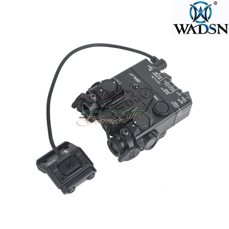 ML UT button 20mm rail 2.5mm plug tail pressure remote BLACK wadsn (wd07017-bk-lo)