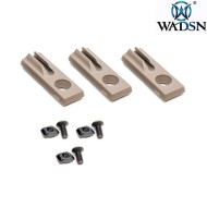 LC Emissary development cable clip set 5pcs NERO wadsn (wd07009-bk)