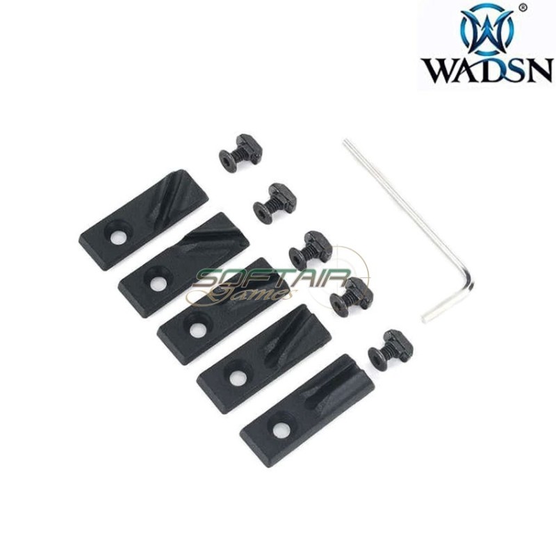 LC Emissary development cable clip set 5pcs NERO wadsn (wd07009-bk)