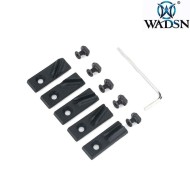 LC Emissary development cable clip set 5pcs DARK EARTH wadsn (wd07009-de)