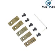 LC Emissary development cable clip set 5pcs NERO wadsn (wd07009-bk)