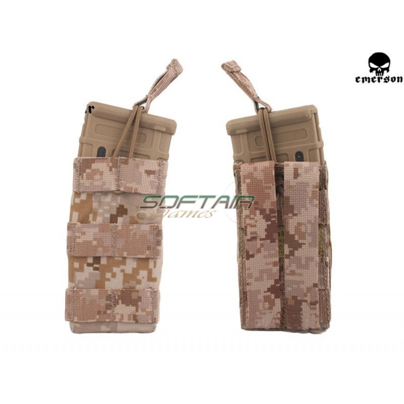 Single 5.56 Open Top Magazine Pouch Aor1 Emerson (cod.em6353aor1)