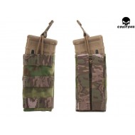 Single 5.56 Open Top Magazine Pouch Atacs Foliage Green Emerson (cod.em6353atfg) Single 5.56 Open Top Magazine Pouch Atacs Foliage Green Emerson (cod.em6353atfg)