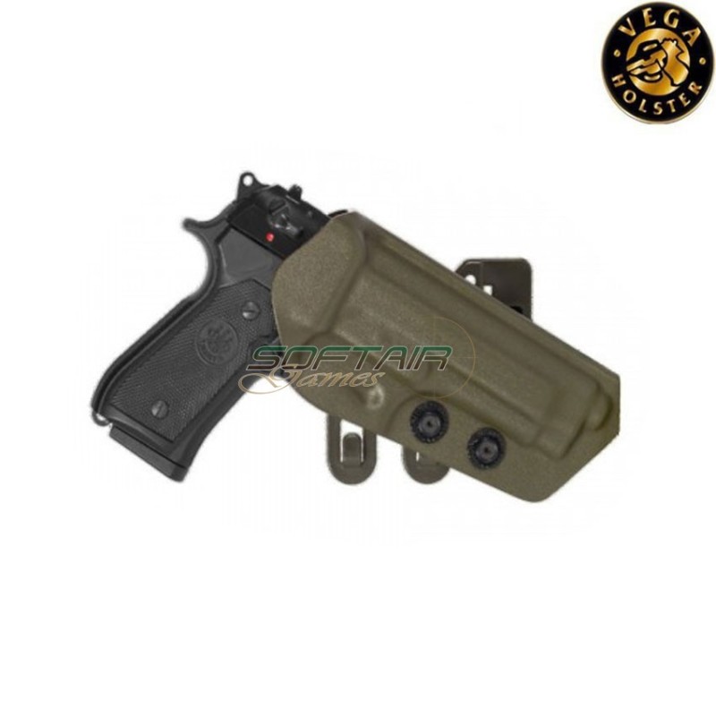 Fondina attacco molle OD Beretta 92/98 vega holster (vh-vkfm800-od)
