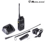 Radio Ricetrasmettitore VHF/UHF portatile 10W CT990 EB midland (c1339.01) Radio Ricetrasmettitore VHF/UHF portatile 10W CT990 EB midland (c1339.01)