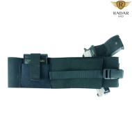 Under-shirt band with holster BLACK radar (5142-9012-bk)