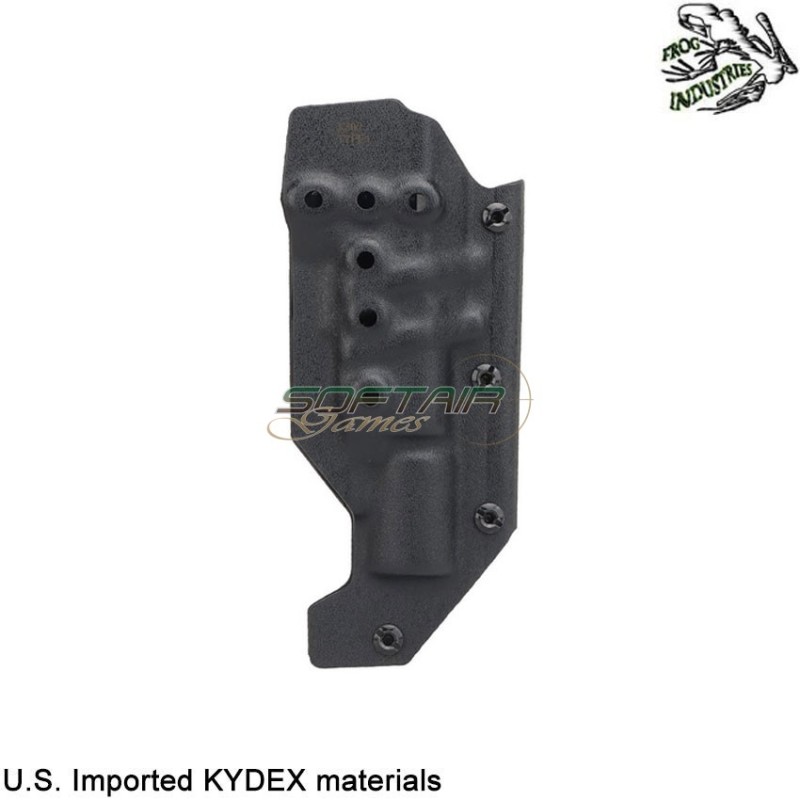 Holster quick pull TYPE 1 X300 BLACK U.S. KYDEX for GLK/VP9/PPQ/CZ frog industries® (fi-wo-gb04b)