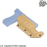 Holster quick pull TYPE 1 X300 BLACK U.S. KYDEX for GLK/VP9/PPQ/CZ frog industries® (fi-wo-gb04b)