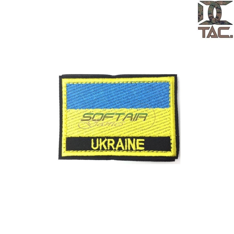 Embroidered patch UKRAINE flag type 1 d.c. tactical (dctac-154-1)