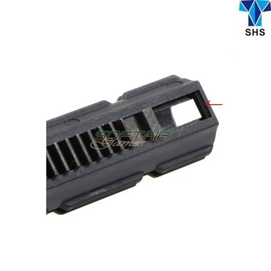 Pistone AEG 14 denti full metal rack SHOCK-ABSORBING shs (shs-tt0101)