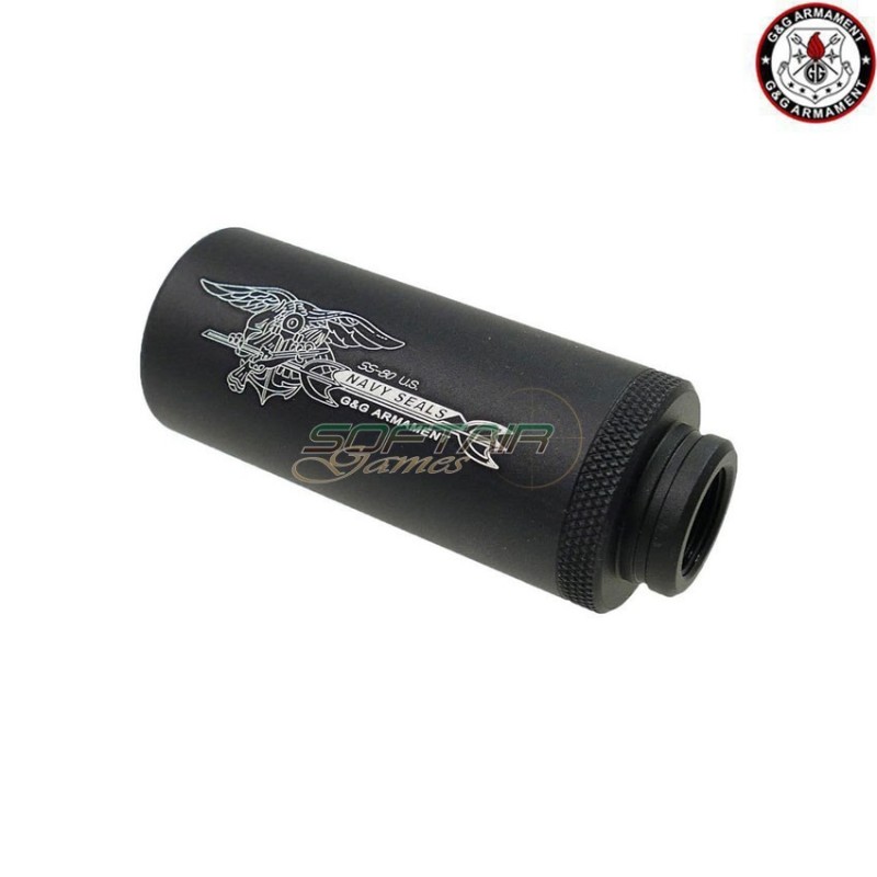 Silencer ss-80 NAVY SEAL BLACK 80mm CCW g&g (gg-01028)