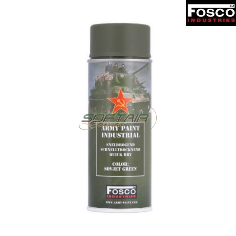Vernice spray SOVJET GREEN fosco industries (fo-469312-sg)