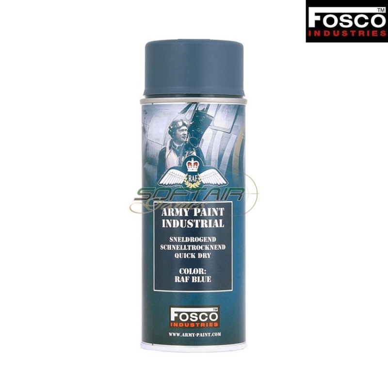Vernice spray R.A.F. BLUE fosco industries (fo-469312-rb)