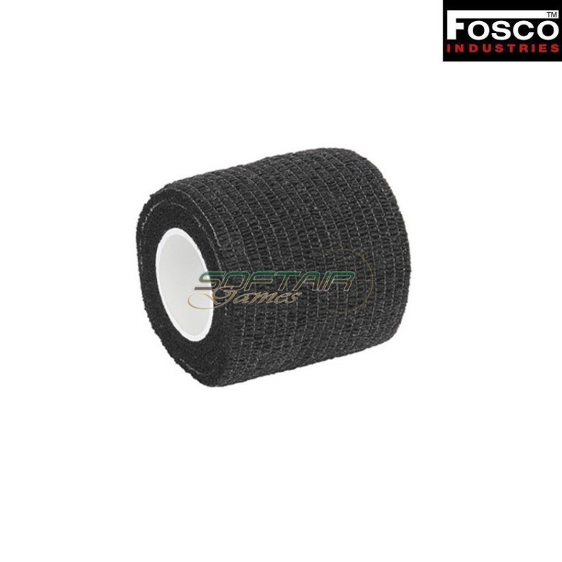 Nastro Elastico NERO Fosco Industries (fo-469351-bk)